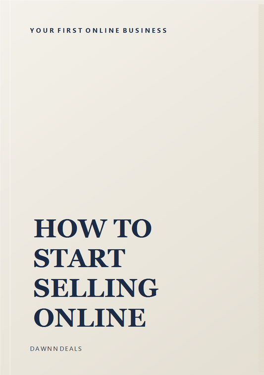 How to Start Selling Online